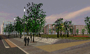 Park am ehem. Grenzübergang