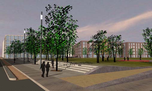 Park am ehem. Grenzübergang